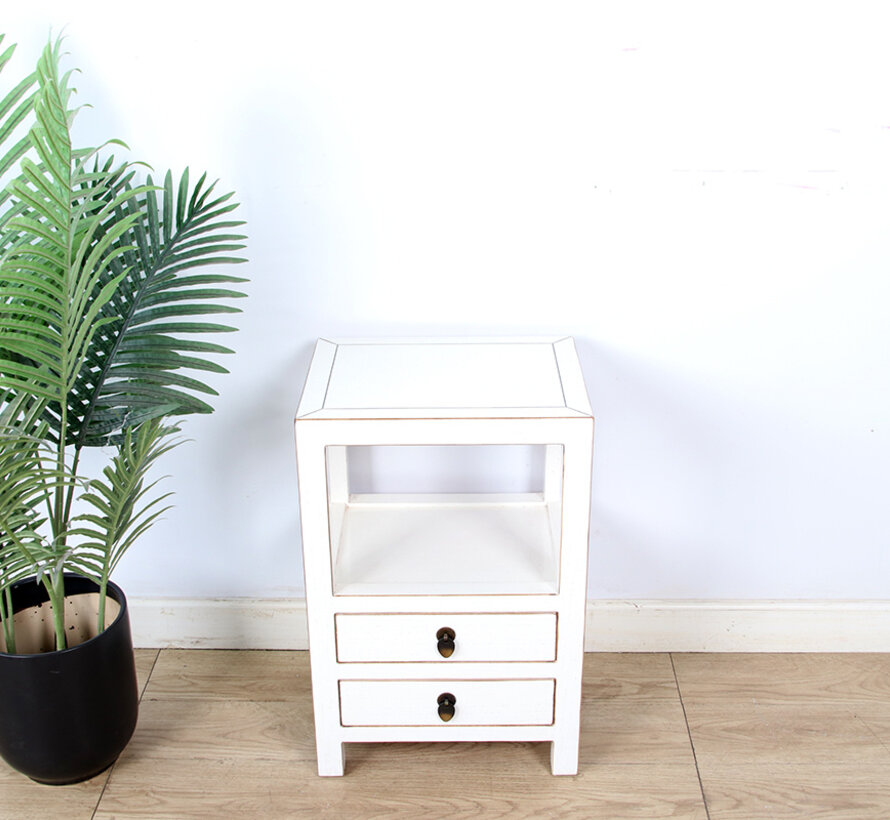 Chinesische Kommode Nachtschrank Massivholz