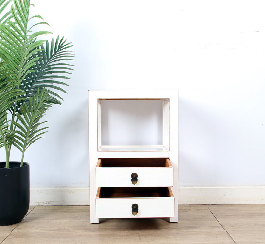 Chinesische Kommode Nachtschrank Massivholz