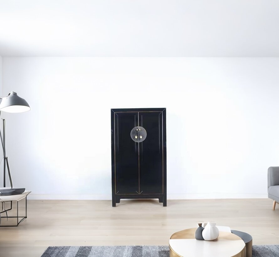 Shoe cabinet handmade solid wood  handmade solid wood black