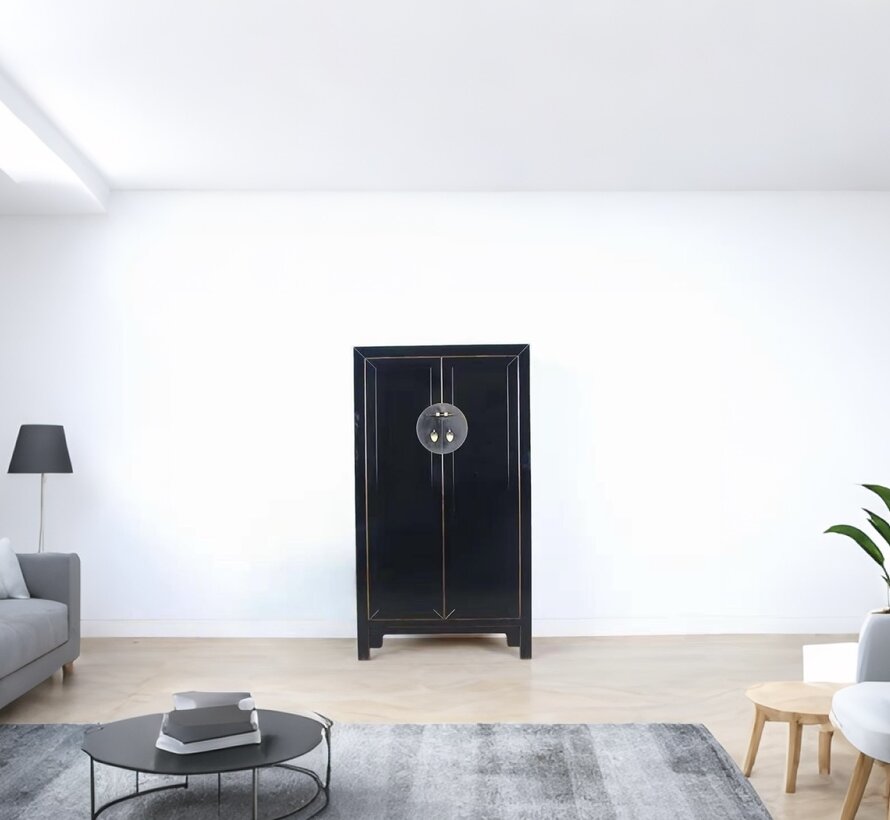 Shoe cabinet handmade solid wood  handmade solid wood black