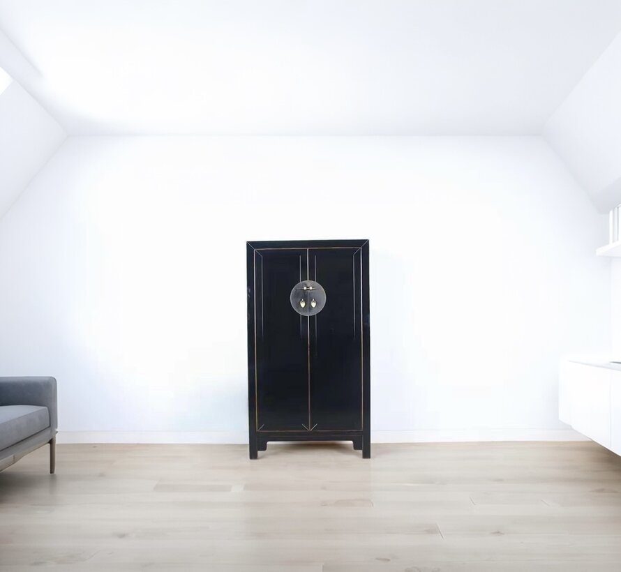 Shoe cabinet handmade solid wood  handmade solid wood black