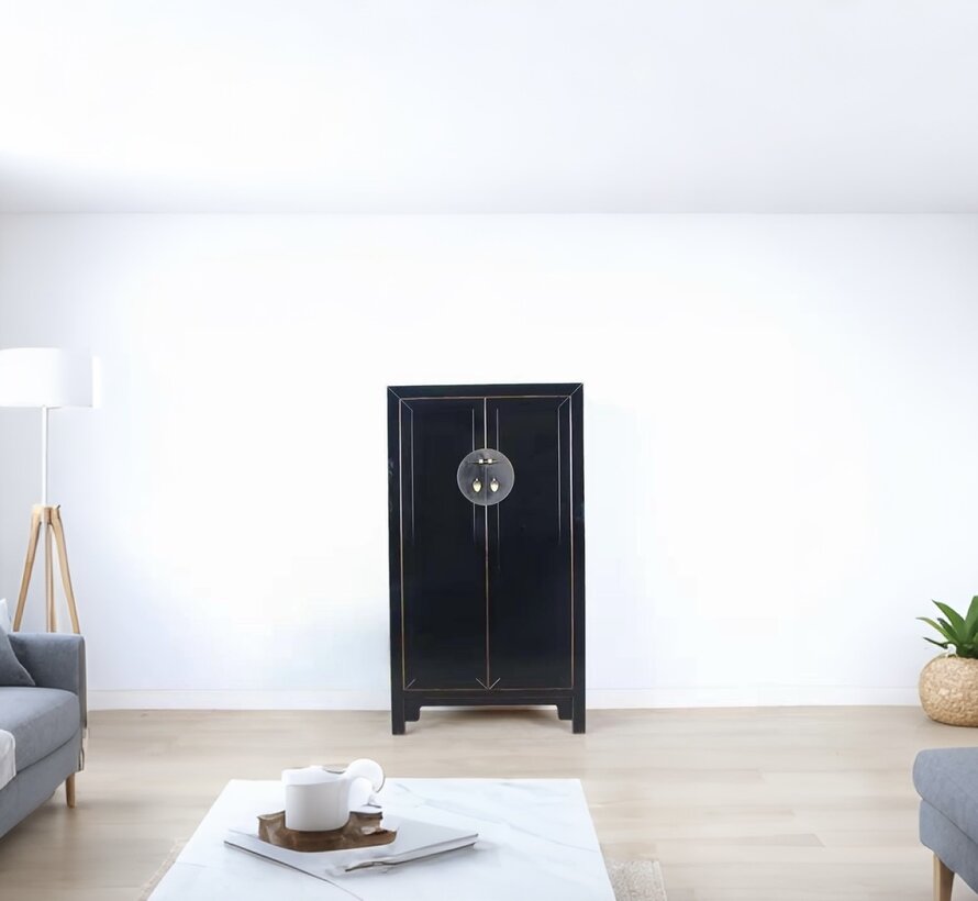 Shoe cabinet handmade solid wood  handmade solid wood black