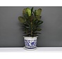 China porcelain flowerpot blue-white with peony flower Ø30