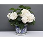 China porcelain flowerpot blue-white with butterfly Ø 26