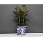 China Porcelain Flowerpot Blue-White with Landscape Ø 30