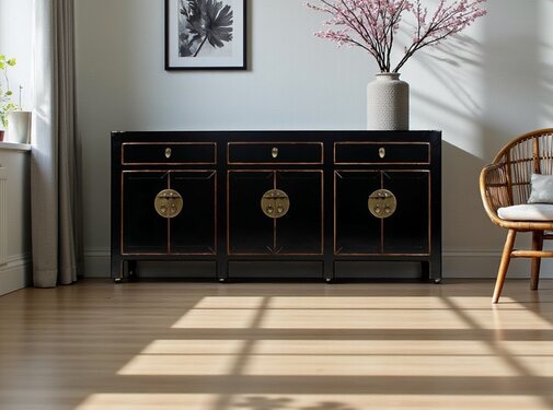 Yajutang Chinese sideboard black