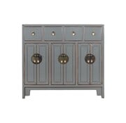 Yajutang Chinesisches Sideboard Massivholz grau