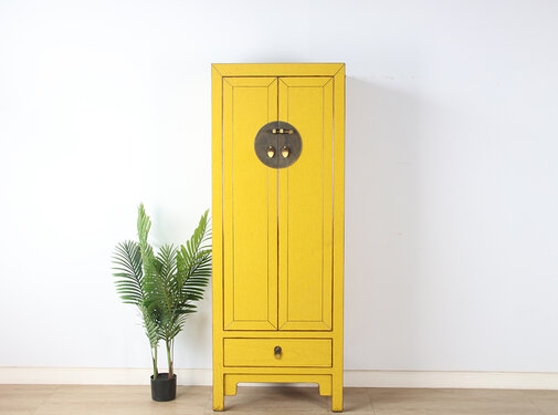 Yajutang Wedding cabinet 2 doors 1 drawer yellow
