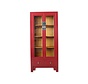 Chinesische Vitrine Purpurrot Massivholz | Yajutang