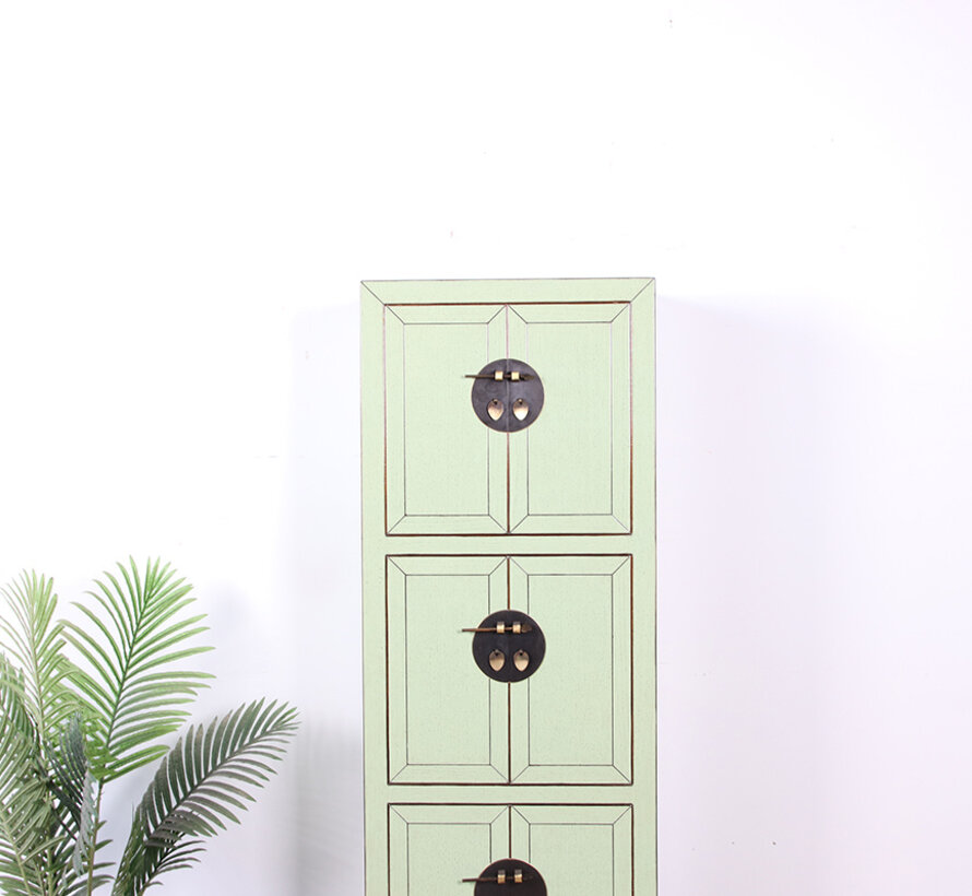 Chinesischer Hochzeitsschrank  Massivholz mint