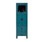 Antique Blue Chinese Solid Wood Cabinet | Yajutang