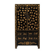 Yajutang Antiker Chinesischer Schrank Handbemalt Holz
