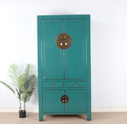Yajutang Chinese wedding cabinet turquious RAL5018