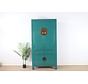 Chinese wedding cabinet 4 doors 2 drawers turquious RAL5018