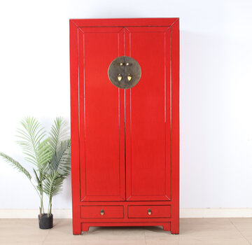 Yajutang Chinese wedding cabinet red