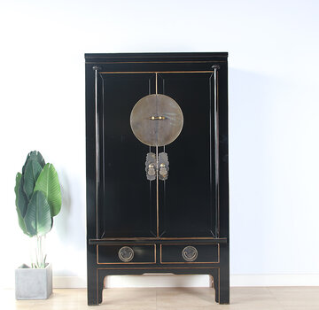 Yajutang Chinese wedding cabinet 2 black