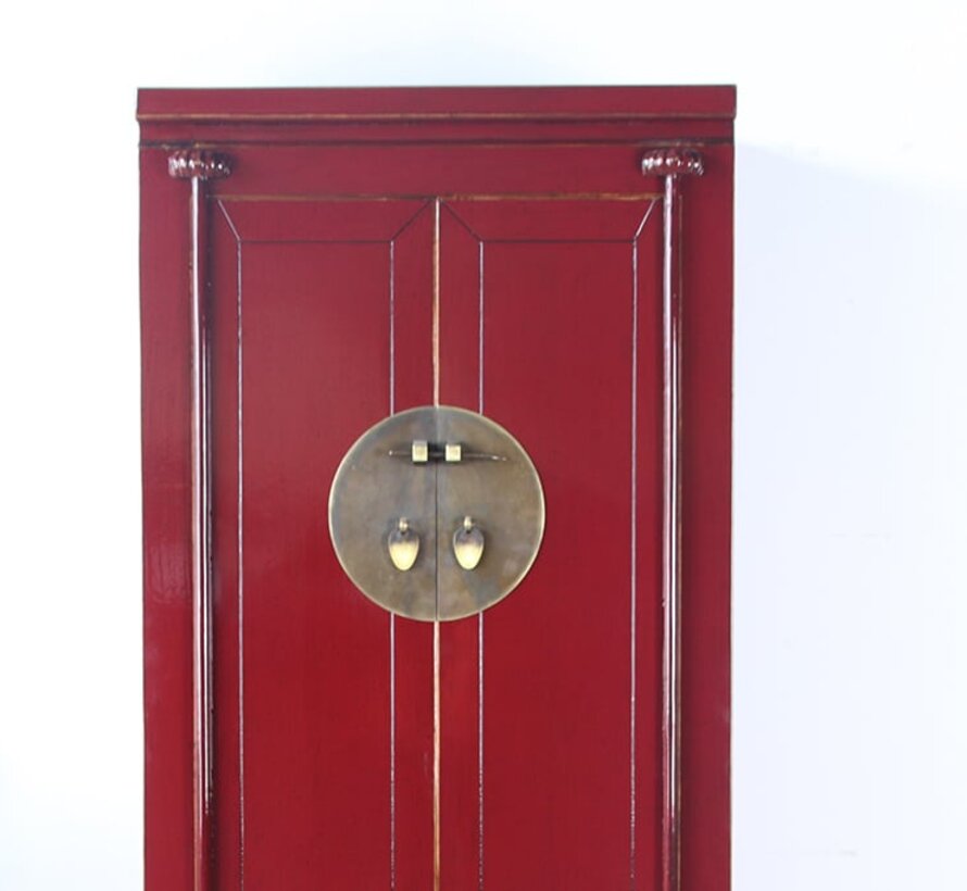 Chinesischer Hochzeitsschrank purpurrot RAL3004  | Yajutang