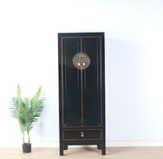 Yajutang Chinese Black Solid Wood Storage Cabinet
