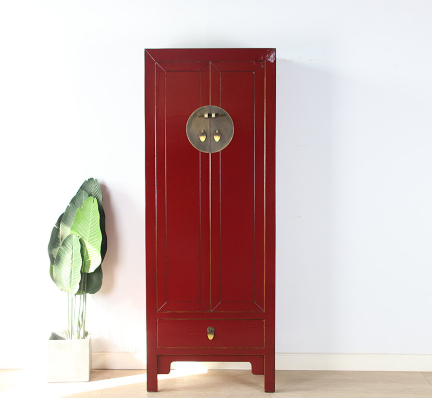Chinesischer Hochzeitschrank  purpurrot RAL3004