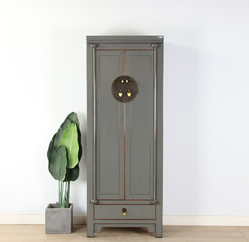 Yajutang Chinese wedding cabinet closet gray RAL7005