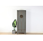 Chinese wedding cabinet solid wood  wardrobe gray RAL7005