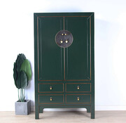 Yajutang Chinesischer Schrank  tannengrün RAL6009