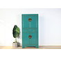 Chinese Wedding Cabinet Turquoise RAL5018 Solid Wood | Yajutang