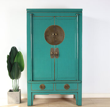 Yajutang Chinese Wedding Wardrobe Turquoise RAL5018