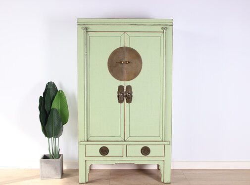 Yajutang Chinesischer Hochzeitschrank mint