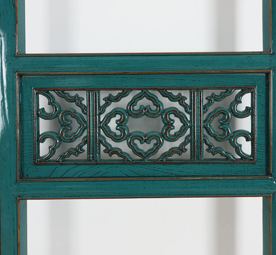 Clothes rack shelf from China 2 drawers turquoise