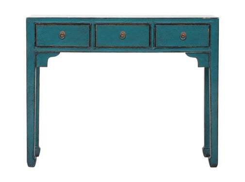 Yajutang Antique Chinese console table blue