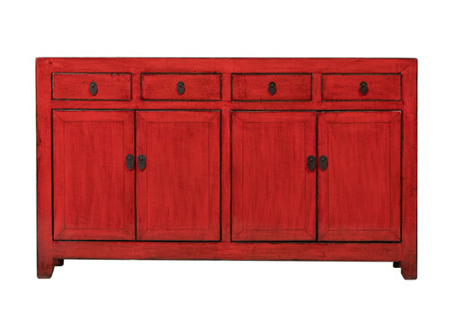 Yajutang Antique Chinese sideboard – solid wood – red