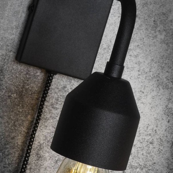 it's about RoMi Moderne wandlamp Madrid Design zwart