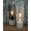 it's about RoMi Industriële tafellamp Memphis 1-lichts wit
