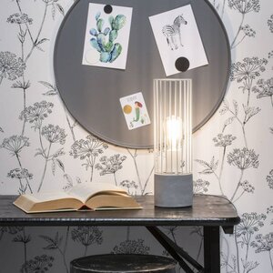 it's about RoMi Industriële tafellamp Memphis 1-lichts wit