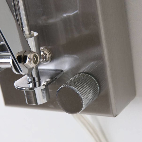 Steinhauer Moderne wandlamp Spring uittrekbaar staal