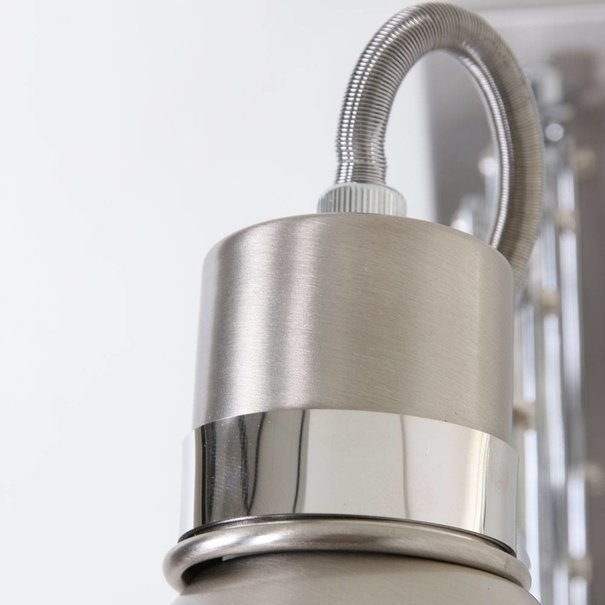 Steinhauer Moderne wandlamp Spring uittrekbaar staal