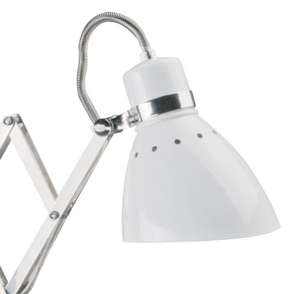 Steinhauer Moderne wandlamp Spring uittrekbaar wit