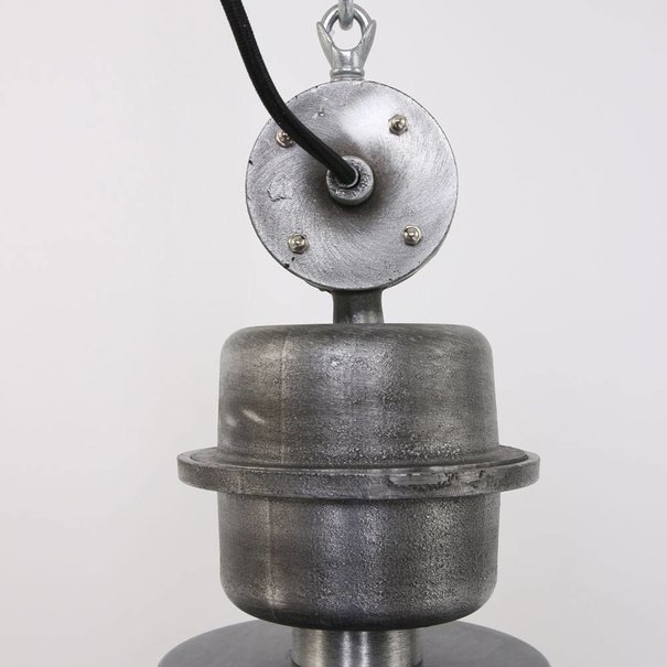 Steinhauer Industriële hanglamp Bikkel 42 cm grijs