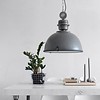 Steinhauer Industriële hanglamp Bikkel 42 cm grijs