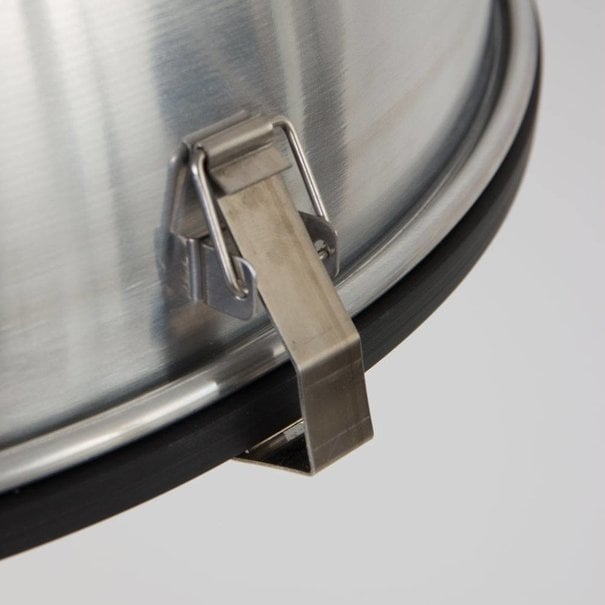 Steinhauer Industriële hanglamp Bikkel 42 cm staal