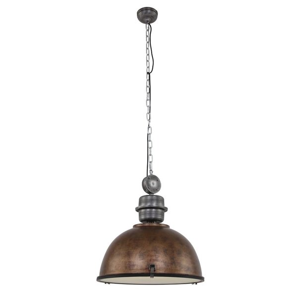 Steinhauer Industriële hanglamp Bikkel XXL bruin