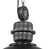 Steinhauer Industriële hanglamp Bikkel XXL zwart