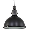 Steinhauer Industriële hanglamp Bikkel XXL zwart