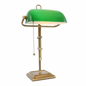Steinhauer Klassieke Bankierslamp Ancilla brons groen