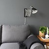 Steinhauer Moderne wandlamp Spring uittrekbaar staal
