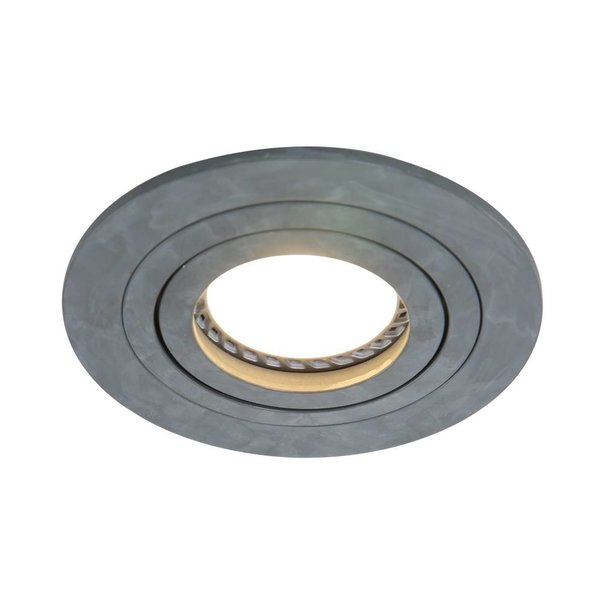 Steinhauer Moderne Inbouwspot Round rond zwart