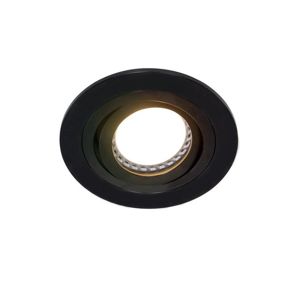 Steinhauer Moderne Inbouwspot Round rond zwart