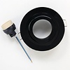 Steinhauer Moderne Inbouwspot Round rond zwart