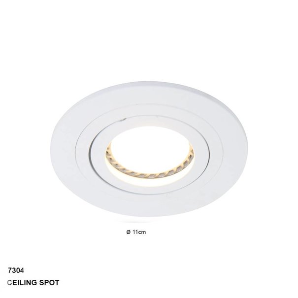 Steinhauer Moderne Inbouwspot Round rond wit